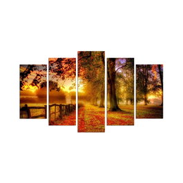 Wallity Pintura Decorativa MDF 5PMX-070 Multicolor